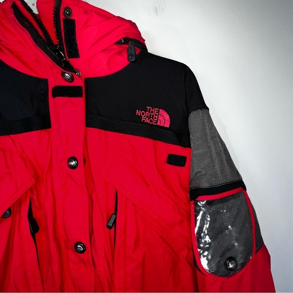 North Face Womens 8 Blue Ski Snowboard Jacket Coat Black Winter Snow Waterproof - Picture 6 of 10